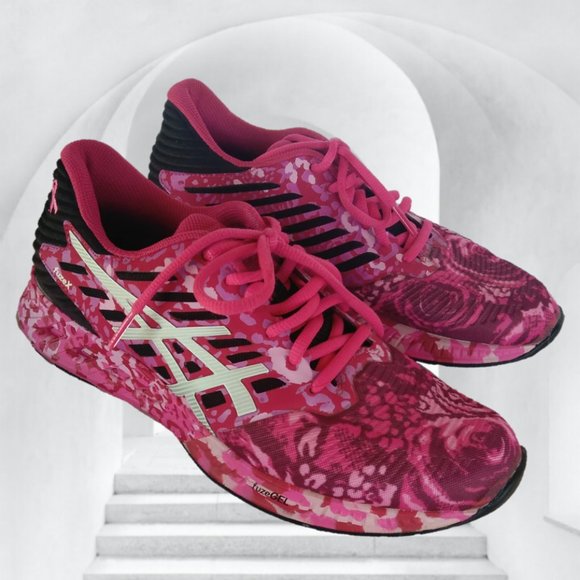 ASICS 7 FUZEX FUZEGEL PINK ROSE RUNNING SHOES - Picture 5 of 14